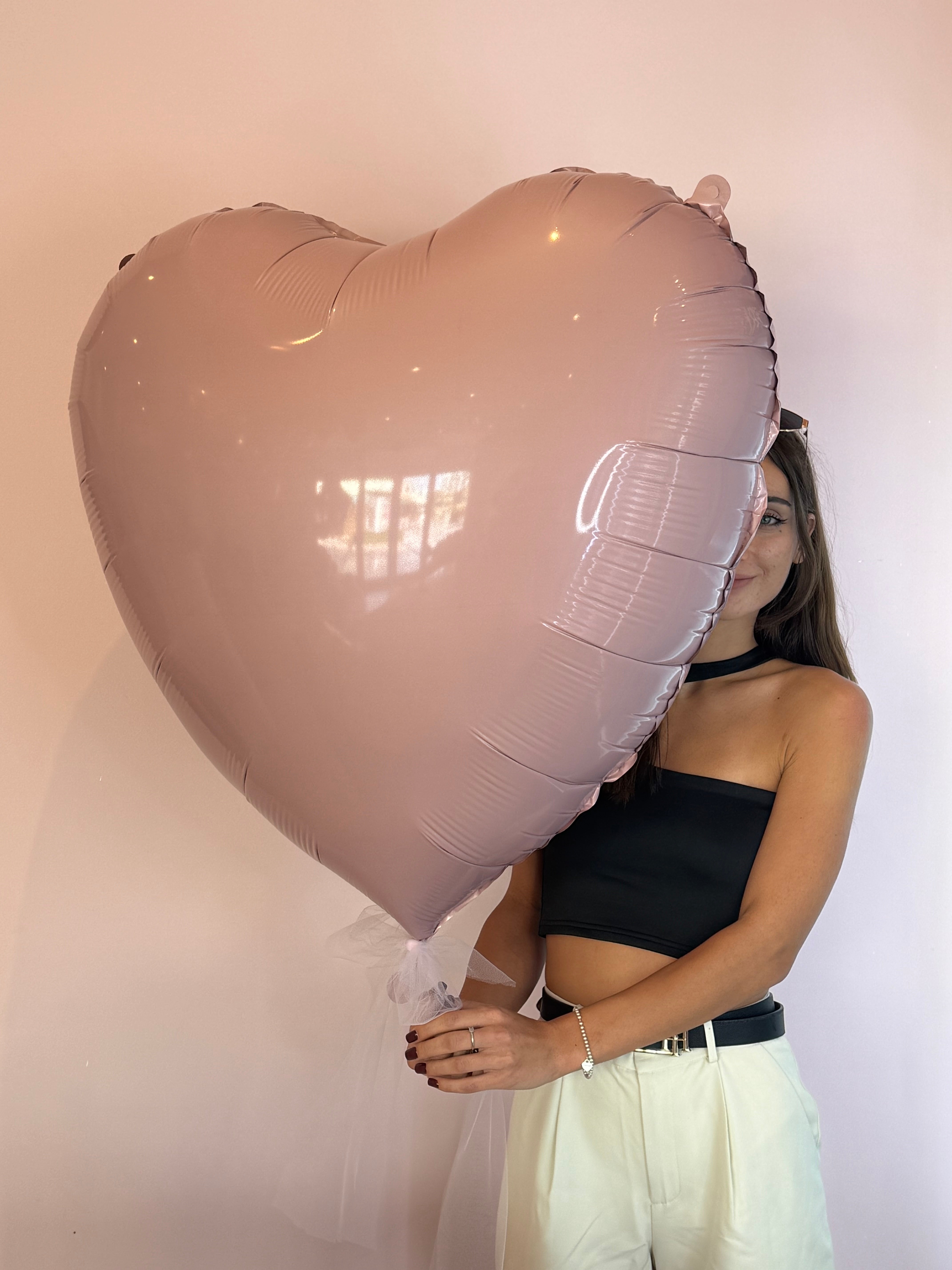 Giant Nude Heart Balloon – Elegant Romantic Decor